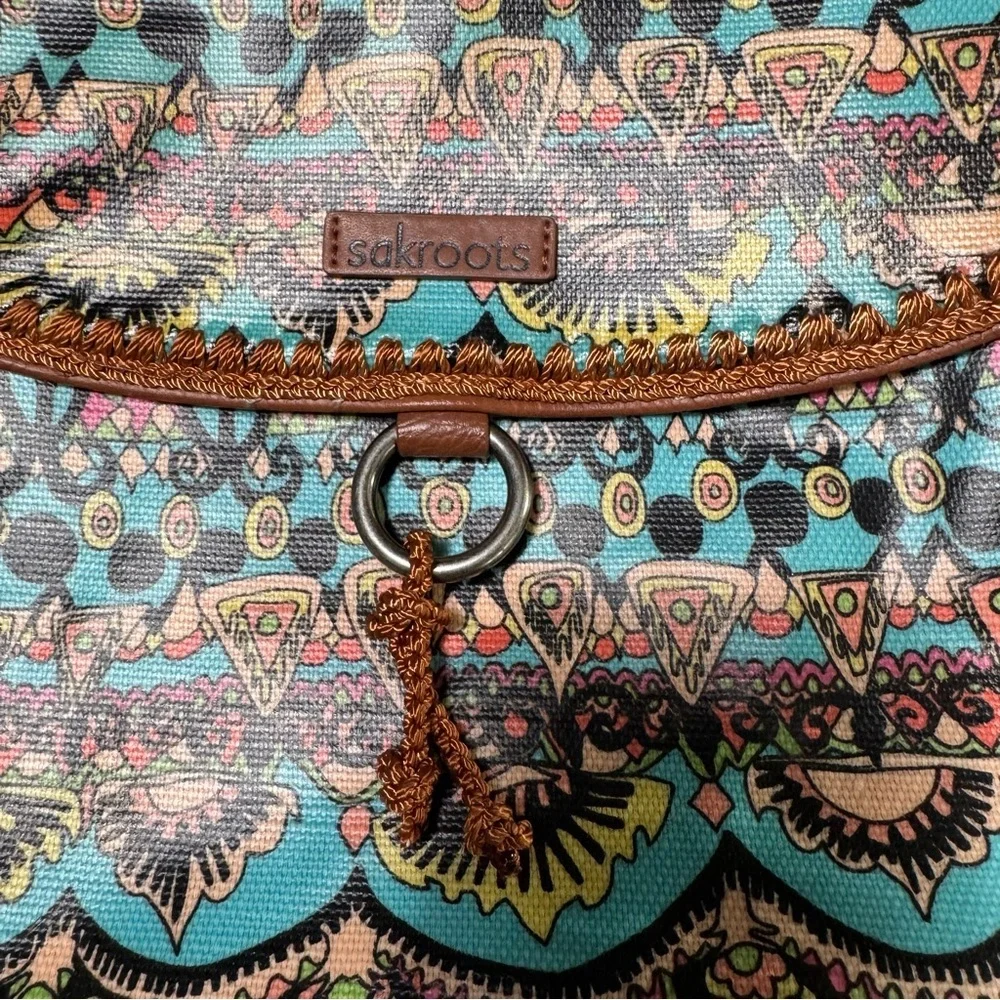 NWOT SAKROOTS COLETTE CONVERTIBLE  Backpack, AQUA‎ ONE WORLD